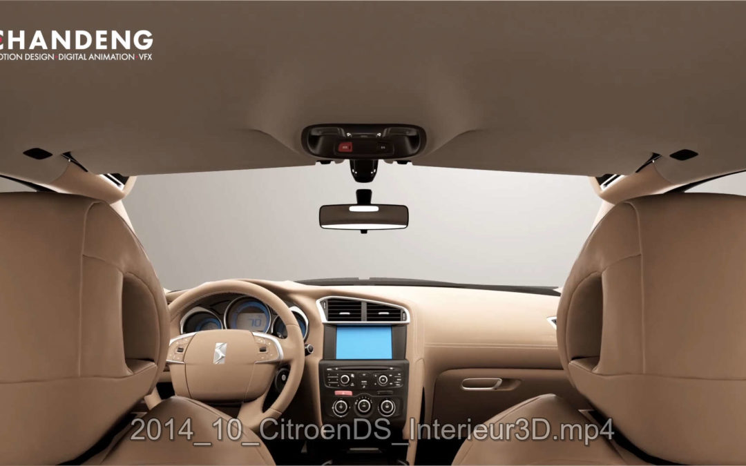 Citroën DS Interieur 3D
